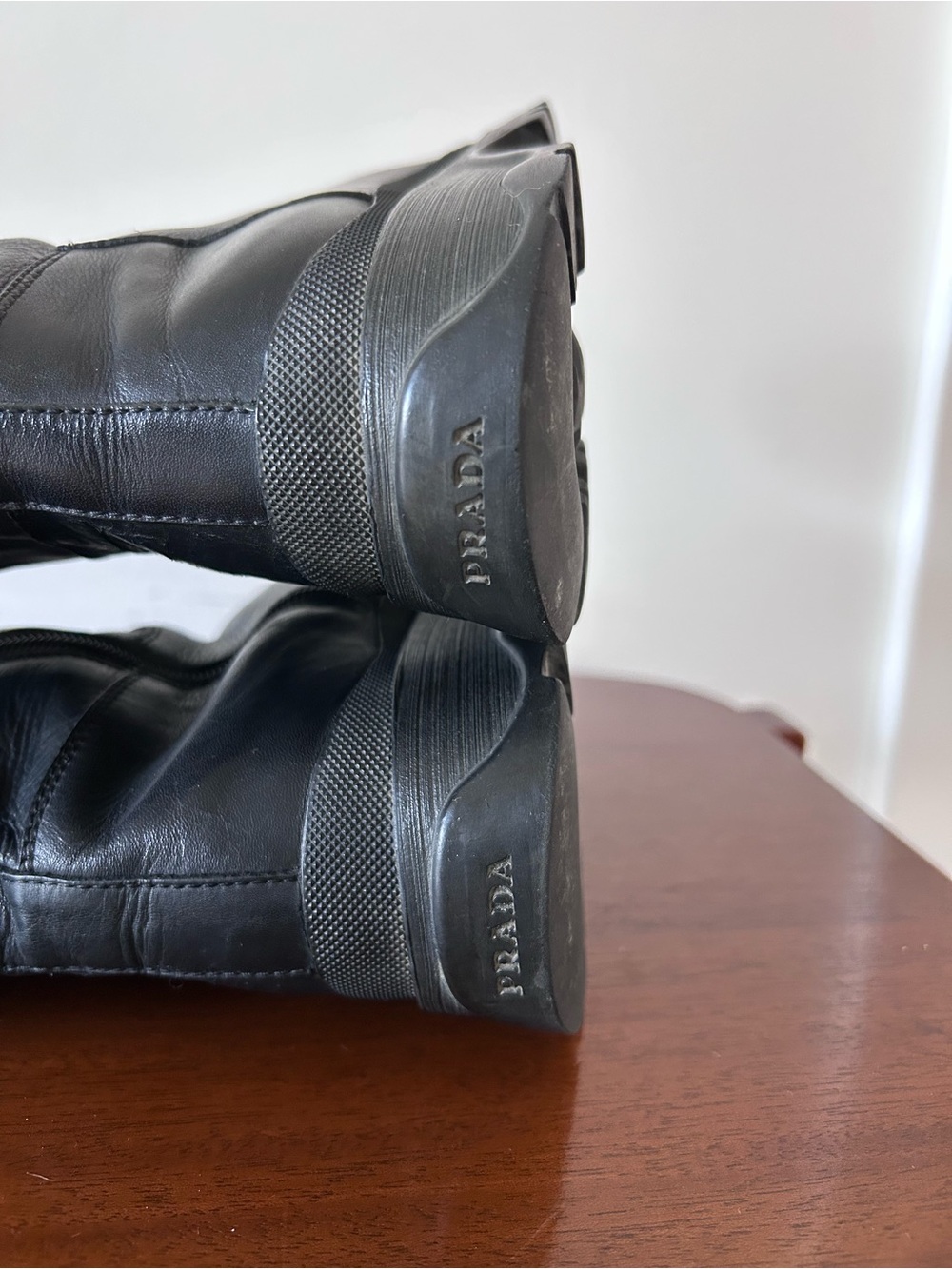 PRADA Y2K Bella Hadid Fav Boots | Combat Lug | 36.5 - Picture 11 of 14